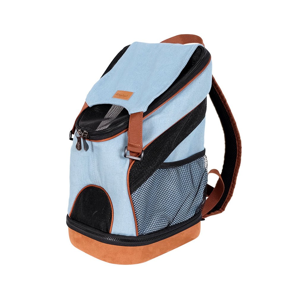 Denim Fun Lightweight Pet Backpack-0