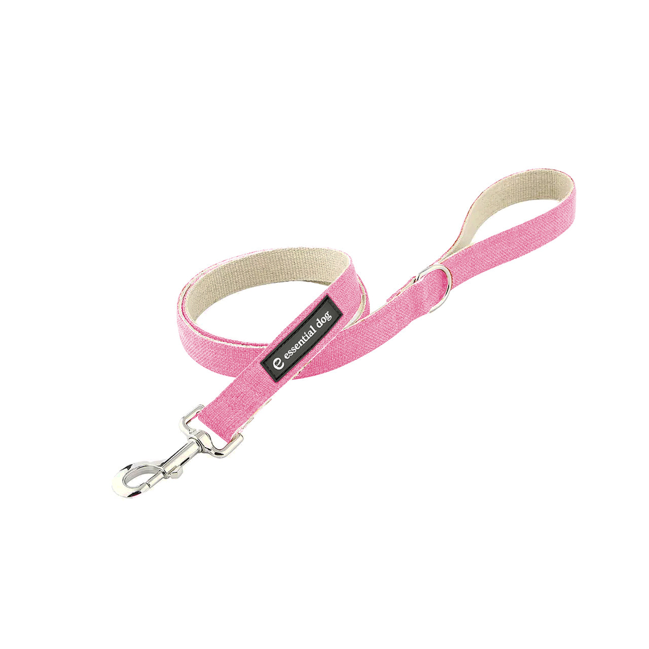 Organic Hemp & Cotton Dog Lead - Pretty in Pink-4