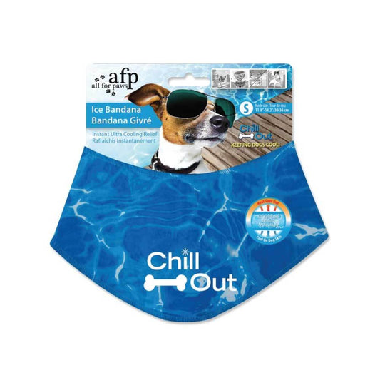 Dog Cooling Bandana - Chill Out Pet Neck Collar Scarf - All For Paws-0