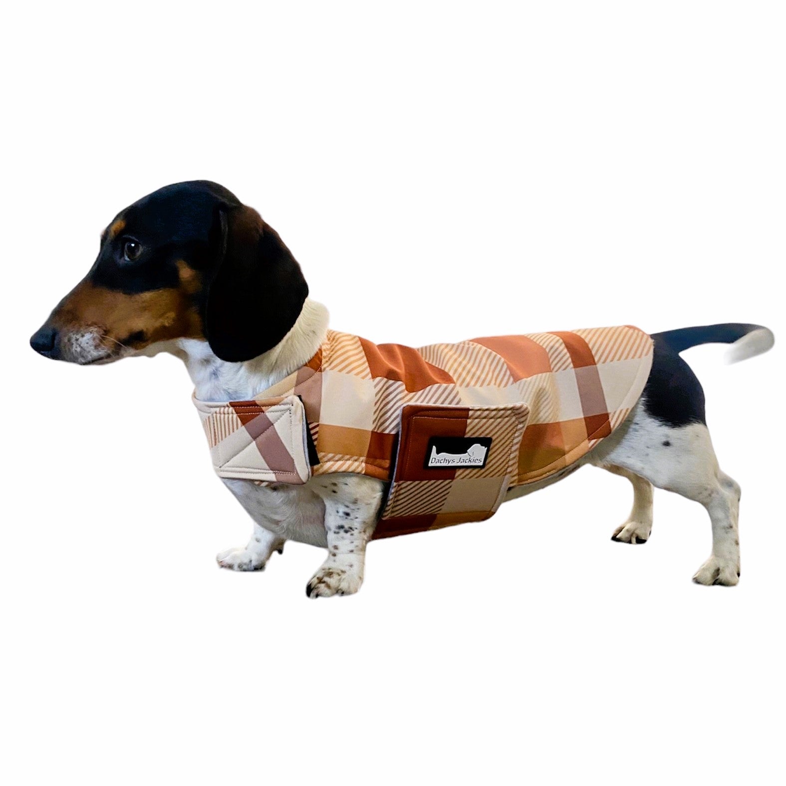 Waterproof Dog Jacket Rain Coat - Water Wind Resistant Small Vest - Caramel-1
