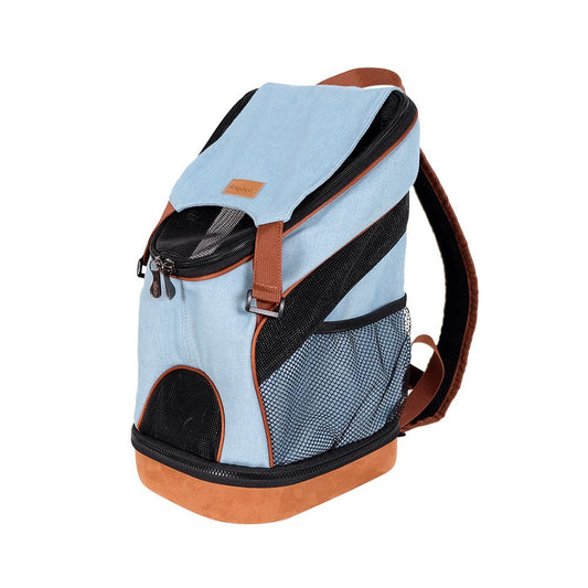 Denim Fun Lightweight Pet Backpack-0