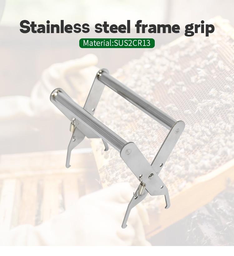 Stainless Steel Beehive Frame Grip Holder, Lifter, Gripper, Bee Hive Capture Grip-1